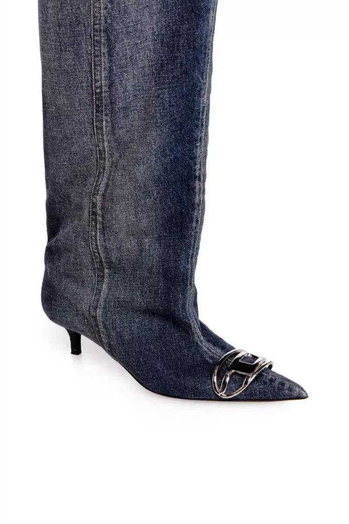 d-venus kb slouchy D-Venus-Slouchy kniehoher Stiefel aus Denim d-venus kb slouchy D-Venus-Slouchy kniehoher Stiefel aus Denim
