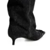 d-venus kb slouchy D-Venus-Slouchy kniehoher Stiefel aus Denim