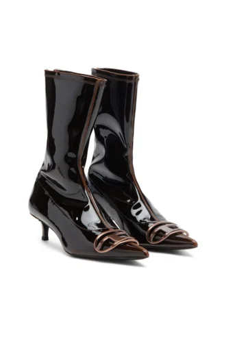 d-venus kittie bt D-Venus-Stiefeletten aus flüssigem PU