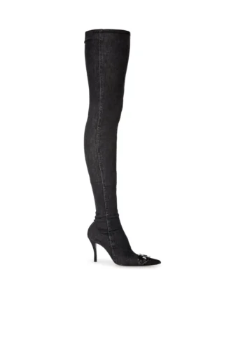 d-venus tbt d D-Venus Tbt D Stiefel – Overknee-Stiefel aus Stretch-Denim