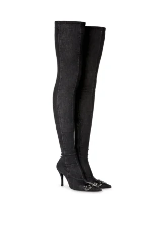 d-venus tbt d D-Venus Tbt D Stiefel – Overknee-Stiefel aus Stretch-Denim