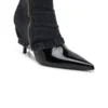 d-venus Twisted Boot D-Venus-Stiletto-Kniehohe Stiefel mit Jeans-Trompe-l’oeil-Effekt