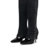 d-venus Twisted Boot D-Venus-Stiletto-Kniehohe Stiefel mit Jeans-Trompe-l’oeil-Effekt