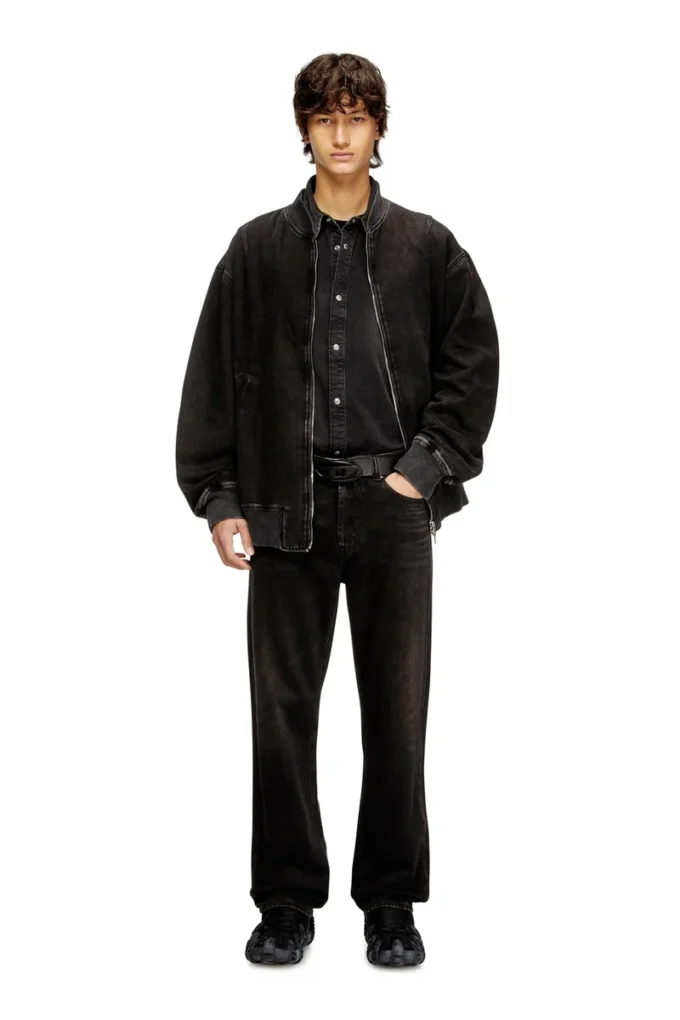 d-vinz Bomberjacke aus Clean-Wash-Denim d-vinz Bomberjacke aus Clean-Wash-Denim
