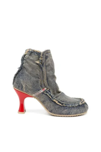 d-woodstock heel ab D-Woodstock – Denim-Stiefel mit Absatz