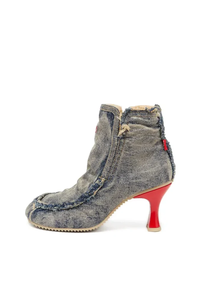 d-woodstock heel ab D-Woodstock – Denim-Stiefel mit Absatz