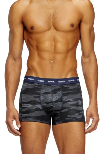damien-utlt-3pack 3er-Pack Boxershorts, einfarbig und Camouflage
