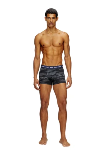 damien-utlt-3pack 3er-Pack Boxershorts, einfarbig und Camouflage
