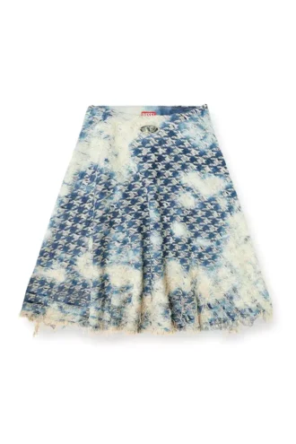 de-annet-fsh1 Midirock aus Denim mit Hahnentrittmuster