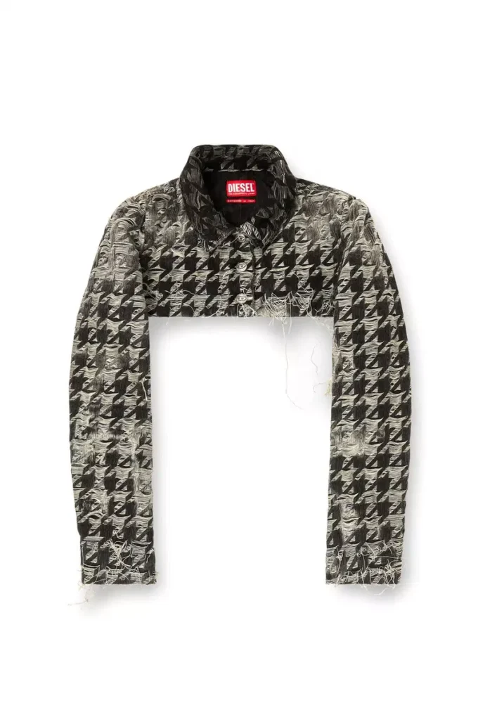 de-ansis-fsh2 Bolero aus Denim mit Hahnentrittmuster