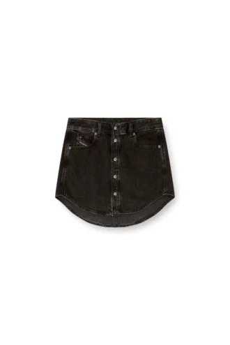 de-ard Denim-Minirock mit Knopfleiste