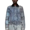 de-ateli-s Kurze Jacke aus grafischem Bouclé-Denim de-ateli-s Kurze Jacke aus grafischem Bouclé-Denim