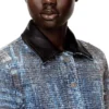 de-ateli-s Kurze Jacke aus grafischem Bouclé-Denim de-ateli-s Kurze Jacke aus grafischem Bouclé-Denim