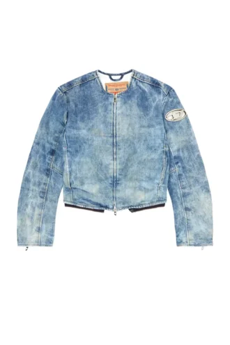 de-calur-fse Jeansjacke mit Biker-Reißverschlussdetails