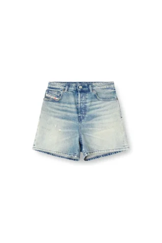 de-jiro Shorts aus Denim mit Used-Effekt