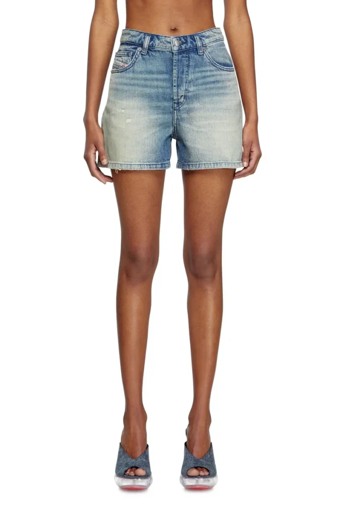 de-jiro Shorts aus Denim mit Used-Effekt de-jiro Shorts aus Denim mit Used-Effekt