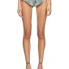 de-jizz-fsh1 Shorts aus Denim mit Hahnentrittmuster de-jizz-fsh1 Shorts aus Denim mit Hahnentrittmuster