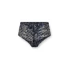 de-jizz-fsh2 Shorts aus Denim mit Hahnentrittmuster und Batikoptik de-jizz-fsh2 Shorts aus Denim mit Hahnentrittmuster und Batikoptik