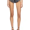 de-jizz-fsh2 Shorts aus Denim mit Hahnentrittmuster und Batikoptik de-jizz-fsh2 Shorts aus Denim mit Hahnentrittmuster und Batikoptik