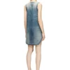 de-laris-dress-s Kurzes Kleid aus marmoriertem Denim de-laris-dress-s Kurzes Kleid aus marmoriertem Denim