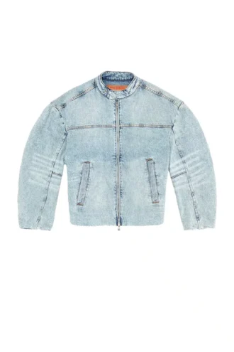 de-marge-fse Oversized-Jacke aus Kristall-Denim