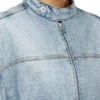 de-marge-fse Oversized-Jacke aus Kristall-Denim