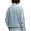 de-marge-fse Oversized-Jacke aus Kristall-Denim