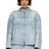 de-marge-fse Oversized-Jacke aus Kristall-Denim