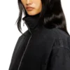 de-sanderz jogg Technische JoggJeans-Jacke mit hohem Kragen