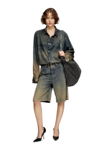 de-sire-short-s Shorts aus fließendem Denim in verschiedenen Farbtönen