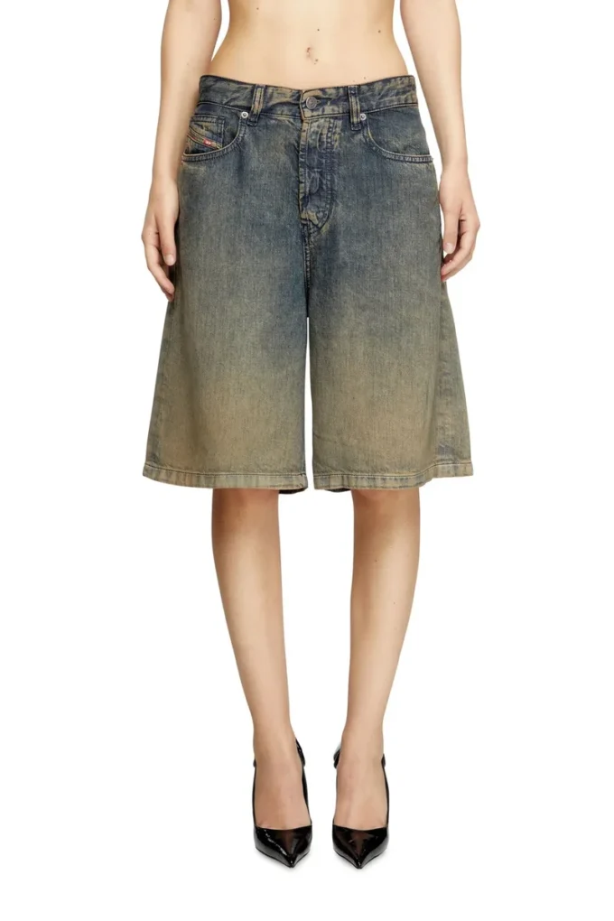 de-sire-short-s Shorts aus fließendem Denim in verschiedenen Farbtönen