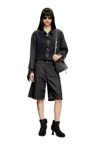 de-sire-short Shorts aus Rinse-Wash-Denim