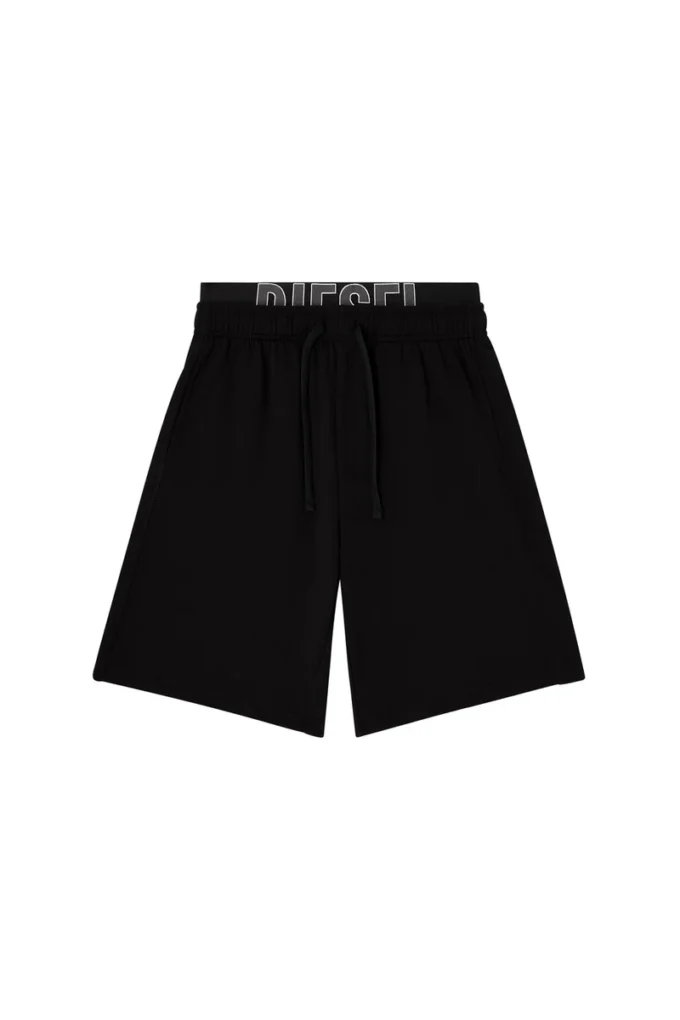 devin-d-pop Lounge-Shorts aus Baumwolle mit Diesel-Logo devin-d-pop Lounge-Shorts aus Baumwolle mit Diesel-Logo