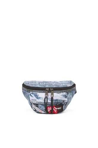 diesel springer Gürteltasche aus Trompe-l’œil-Denim