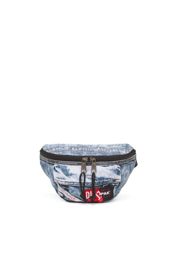diesel springer Gürteltasche aus Trompe-l’œil-Denim diesel springer Gürteltasche aus Trompe-l’œil-Denim