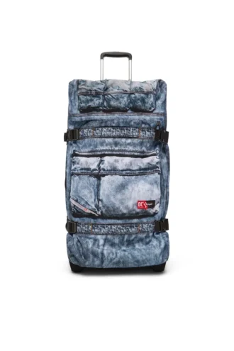 Diesel Transit’r L Reisetrolley aus Trompe-l’œil-Denim