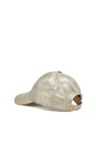 dile_luna cap Baseballkappe aus Metallic-Denim