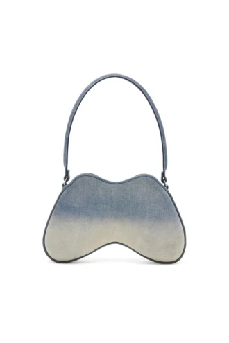 Double-D-Schultertasche Double-D-Schultertasche aus solarisiertem Denim