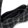 Double-D-Schultertasche Double-D-Schultertasche mit Hahnentrittmuster