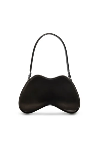 double-d shoulder Double-D-Rigid Schultertasche aus glänzendem PU in Dégradé