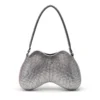 double-d shoulder Double-D-Shoulder-Tasche mit Kristallen double-d shoulder Double-D-Shoulder-Tasche mit Kristallen