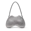double-d shoulder Double-D-Shoulder-Tasche mit Kristallen double-d shoulder Double-D-Shoulder-Tasche mit Kristallen