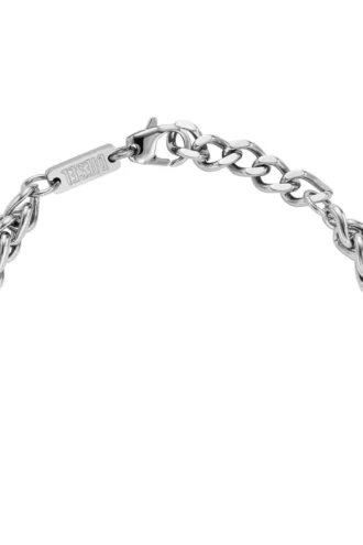 dx1445 Armband aus rotem Emaille und Edelstahl