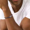 dx1544040 Schmuck Armband mit blauen Achatperlen