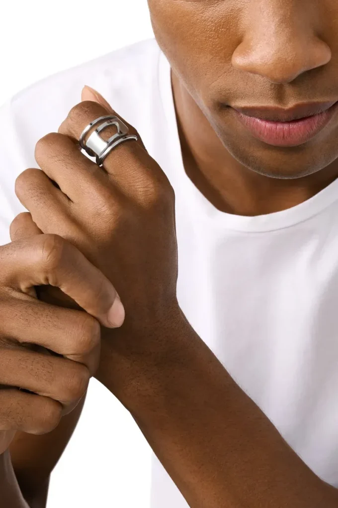 dx1548040 Schmuck Edelstahl-Bandring
