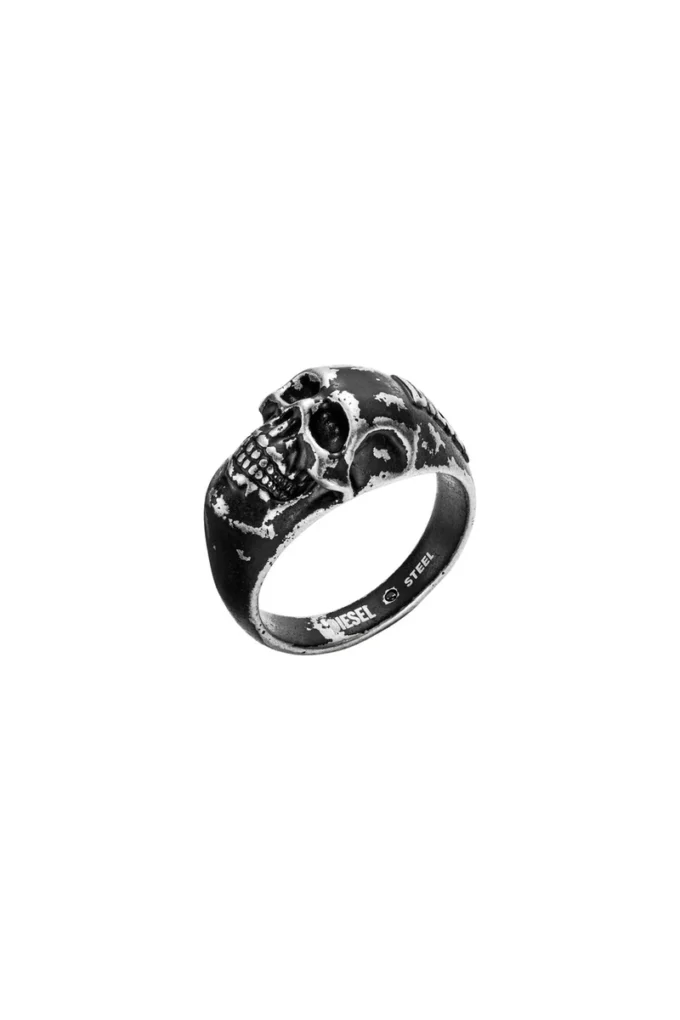 dx1579040 Schmuckstück Edelstahl-Totenkopfring