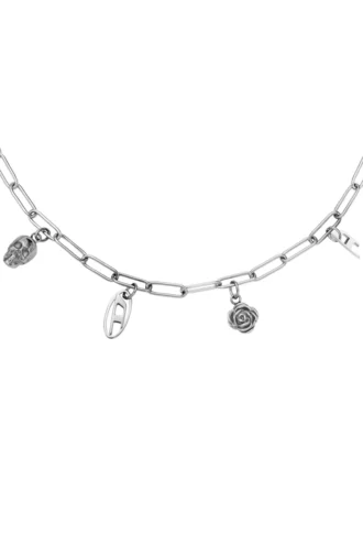 dx1605040 Edelstahl-Charm-Halskette