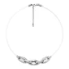 dx1615040 Halskette aus Edelstahl und Silikon mit Metamorph-Kette