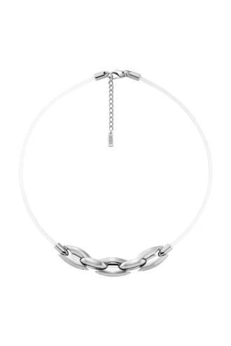 dx1615040 Halskette aus Edelstahl und Silikon mit Metamorph-Kette