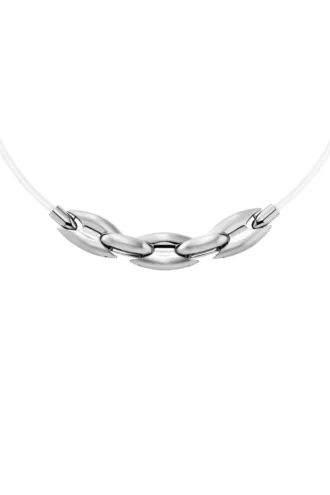 dx1615040 Halskette aus Edelstahl und Silikon mit Metamorph-Kette